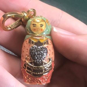 Juicy couture y2k Russian nesting doll charm hanger vintage rare